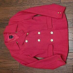 Rampage Red Pea Coat size Large